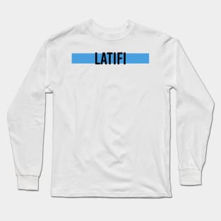 Nicholas Latifi Driver Name - 2022 Season #4 Long Sleeve T-Shirt